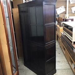 【愛品館八千代店】唐木　書棚　飾り棚