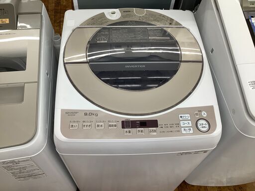 SHARP ES-KSV9D 全自動洗濯機のご紹介！【トレファク入間23-08】