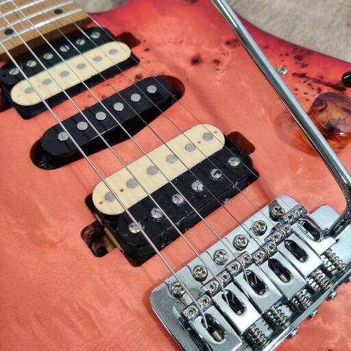 レア】BACCHUS（バッカス）エレキギター HGD-STANDARD24-MG/M BLK/RED