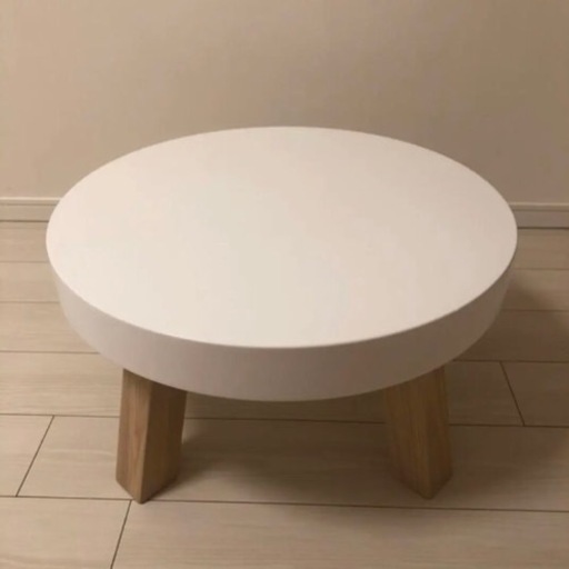 フランフラン  コーヒーテーブル センターテーブル 白 ホワイト（小）