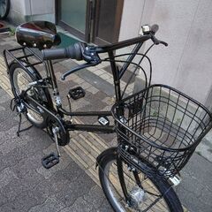 BRIGHT DAY[ブライトデイ]20吋 ミニベロ(小径車) 外装6段/LEDオート/ブラック