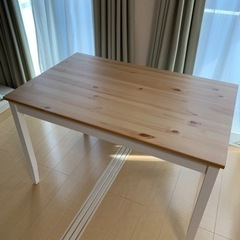 （受け渡し先決まりました）IKEA　ダイニングテーブル　LERH...