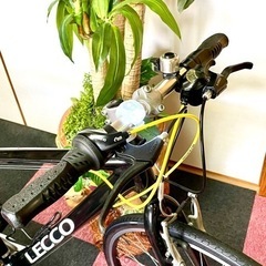 [受付終了]いたしました LECCO CRAS700c 軽量アルミボディクロスバイク 3X7 21段変速式