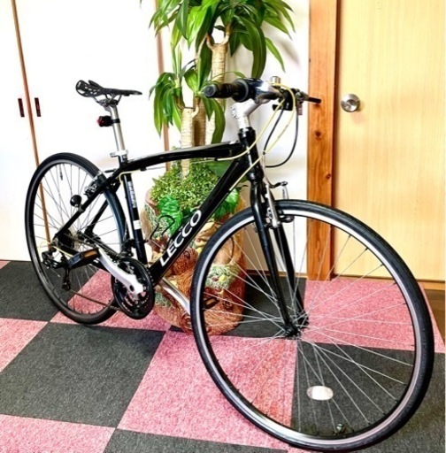 [受付終了]いたしました LECCO CRAS700c 軽量アルミボディクロスバイク 3X7 21段変速式