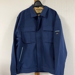 【美品】作業服 レディース ELサイズ ネイビー ワークマン