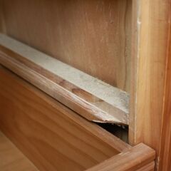 220)【訳アリ】アンテーク チェスト 引き出し4段 タンス 木製 W105cm