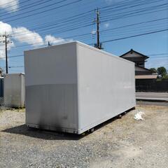 匝瑳市】鍵付き ドライコンテナ 高さあり (No.Y-284) 長さ約650cm