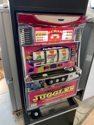 フルセット　家庭用パチスロ GOGO JUGGLER KK 5号機 10円コイン 2015年 専用ラック WIカウンター Aコンバーター