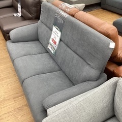 KH-39【新入荷 アウトレット】ハイバック 3シーターソファ グレー