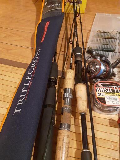 バス釣り、釣り道具一式