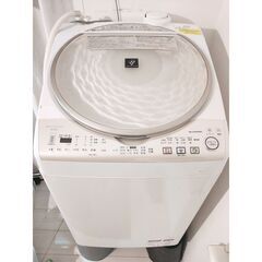 8月迄【中野直接引取】シャープドラム式洗濯機ES-TX910-N...