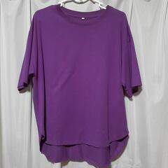 ●(49)未使用　LLサイズ　紫色　半袖