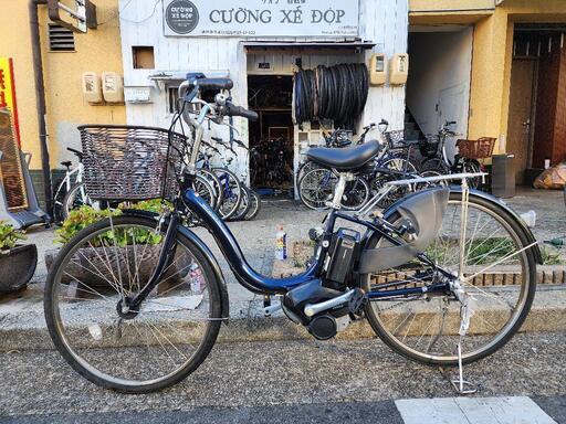 電動自転車  26インチ  青  3変速  8.7AH  4点  充電器付き  配達可能