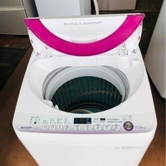 新しい上司はど天然  死後の世界でも働く話  組長娘と世話係  元カレが腐男子に-福岡市内配送設置無料　SHARP（シャープ）の全自動洗濯機「ES-G7E2