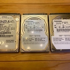 ノートPC用2.5HDD 160GB 3台まとめて