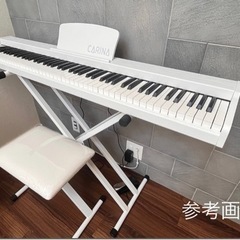 ピアノ ホワイト 白 電子ピアノ 椅子 セット 2023年購入 ...