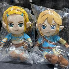 新品 ゼルダの伝説 ぬいぐるみ リンク ゼルダ セット