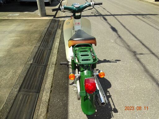 リトルカブ　緑　ＡＡ０１　３速　セル無　部品取り　ジャンク リトルカブ 緑 AA01 3速 セル無 部品取り ジャンク ホンダ