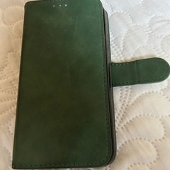 iPhoneXR用　手帳型ケース　緑