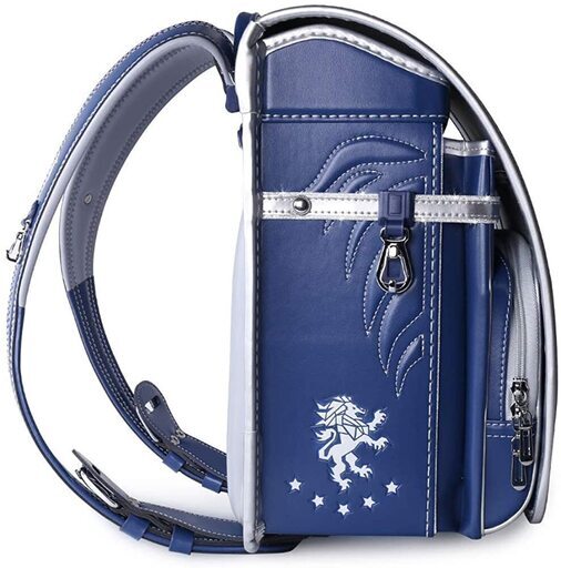 新品】 男の子ランドセル ライオンモデル ネイビー/シルバー 高級 大