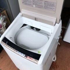 福岡市内配送設置無料　日立 HITACHI BW-DV90B N [ビートウォッシュ タテ型洗濯乾燥機 （9kg） シャンパン]