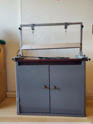 【引退品】水槽台　ライトスタンド　ライト　セット