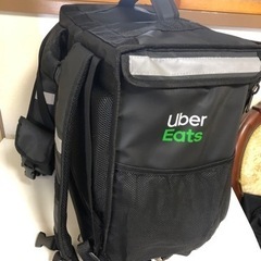 Uber eats ウーバーイーツ新品　ヘルメット配達用バックセット