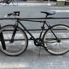 【700cc】自転車ピストタイプ-黒ブラック