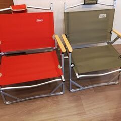コールマン 　Coleman　コンパクトチェア　フォールディングチェア　レッド　オリーブ