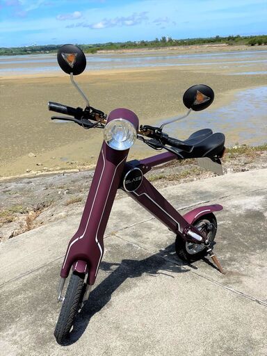 【ご成約ありがとうございました】BLAZE SMART EV ブレイズ 電動バイク　カラー：ワインレッド 【中古】