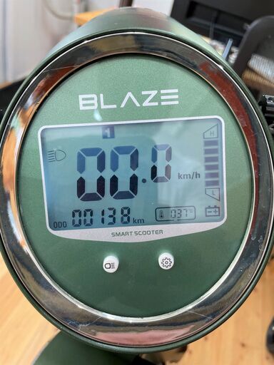 【ご成約ありがとうございました】BLAZE SMART EV ブレイズ 電動バイク　カラー：カーキ 【中古】