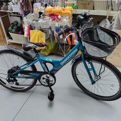 J061☆ライト無し☆子供自転車☆BRIDGESTONE☆6段変速☆24インチ