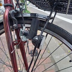 S1030　自転車　6段切り替え　ライト動作良好　28インチ　OFFICE　PRESS　送料A　札幌　プラクラ　南９条店