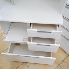 ★ジモティ割あり★ ニトリ レンジボード ホワイト H200×D42×W79 クリーニング済み OJ1689