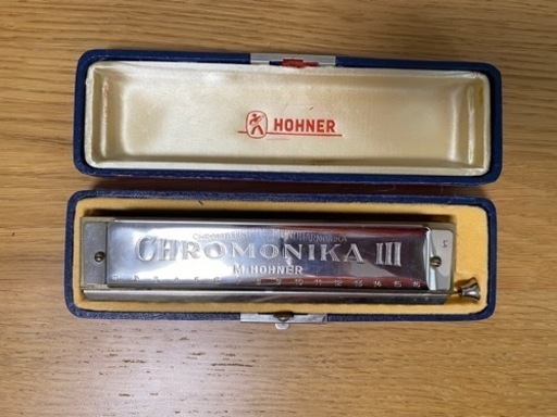 ドイツ製 hohner chromonika Ⅲ クロマチック ハーモニカ