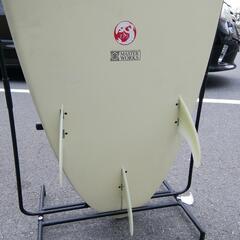 サーフボード　ファンボード　6,6  198cm DUAL SHIFT MASTER WORKS  フィン&ケース付き　エキスパート藤沢辻堂