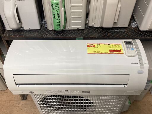 K04441　コロナ　中古エアコン　主に6畳用　冷房能力　2.2KW ／ 暖房能力　2.5KW