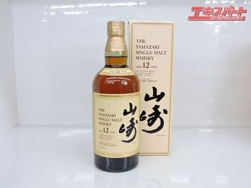2007年～09年流通の旧旧ラベル　サントリー シングルモルトウイスキー山崎12年 700ml 箱付