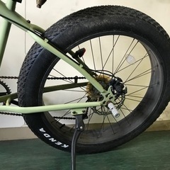 ファットバイク　屋内保管