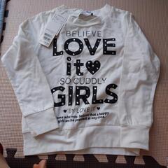 110女の子長袖Tシャツ