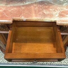 【愛品館八千代店】大理石　コンソールキャビネット　②