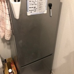 AQUA 2ドア冷蔵庫 (201L・右開き)  シルバー