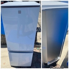 2019年製?シャープ冷蔵庫 167L SJ-17E6-KW つけかえどっちもドア(0809c)