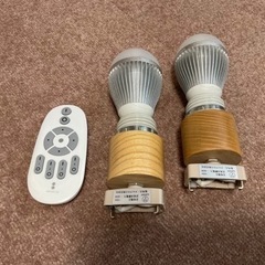 【取引中/キャンセル待ち】LED電球・リモコン・シーリングソケット