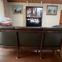 3人がけソファ　本革　元値100万円以上