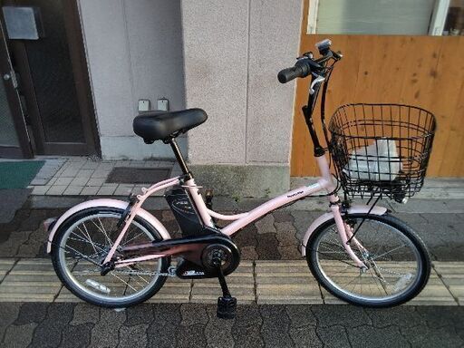 [Panasonic]Sugar Drop(シュガードロップ)20吋 小径電動アシスト自転車 4Ahバッテリー+充電器(さくらピンク)