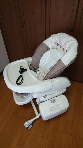 値下げ⤵️コンビ ネムリラ AUTO SWING エッグショック BE ココアブラウン 電動ハイローチェア