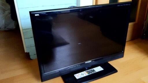 テレビ　32型　MITSUBISHI　REAL