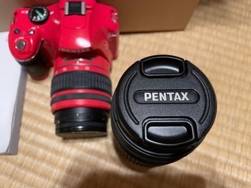 【ジャンク品】 PENTAX K-x本体と レンズPENTAX 55-300 説明書付きの3点セット