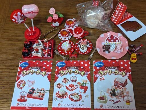 ディズニー ミニーマウス ラブリーケーキ 食玩 リーメント【中古品 